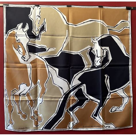 hermes la danse des chevaux|La Danse des Chevaux double face scarf 90 .